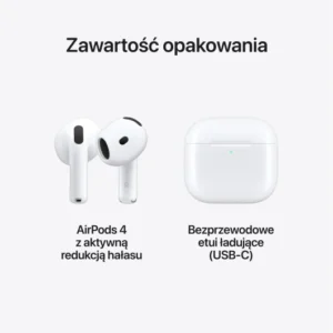 Apple AirPods 4 słuchawki z ANC